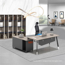 China Big Factory Good Price Furniture Modern Designs Wooden Office L Desk